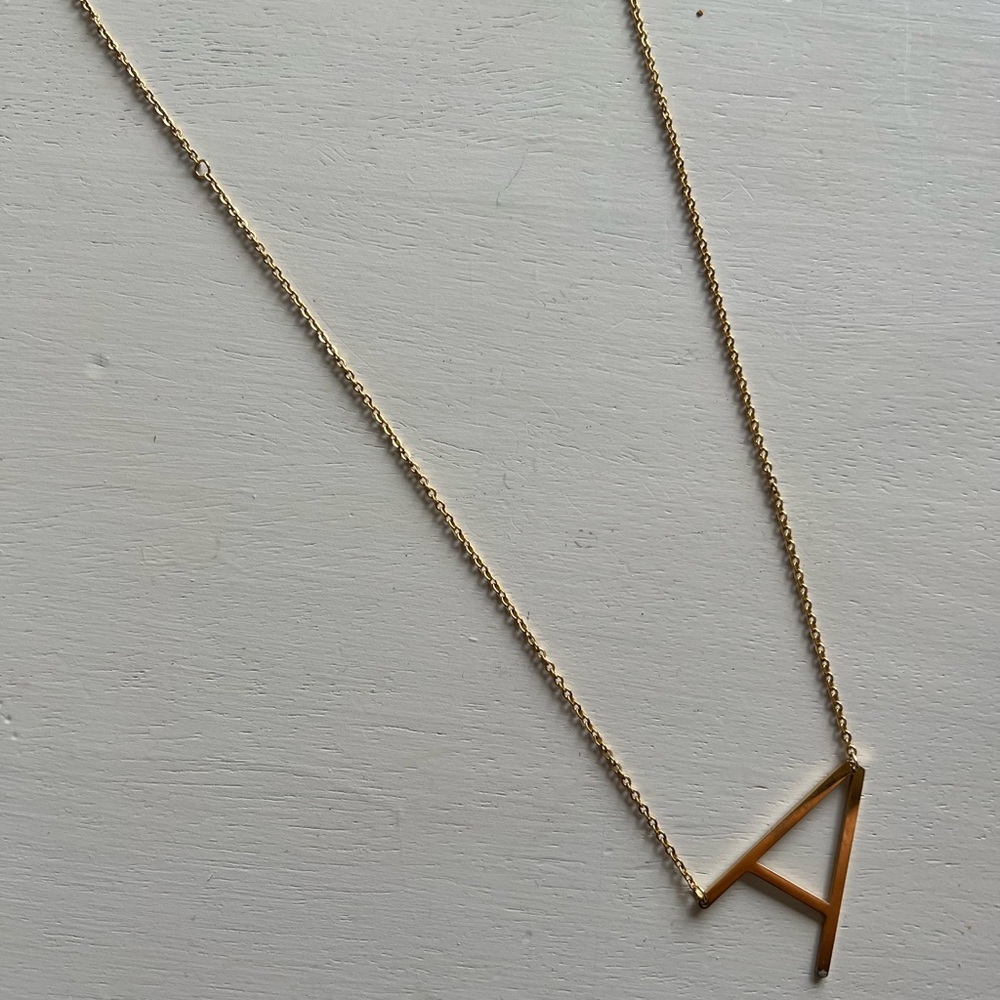 Brand new “A” necklace